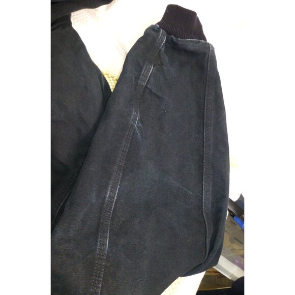 Carhartt Jacket J131 Xl Black Full-Zip Hooded Old Dominion Freight Line Union Ma - Picture 10 of 16